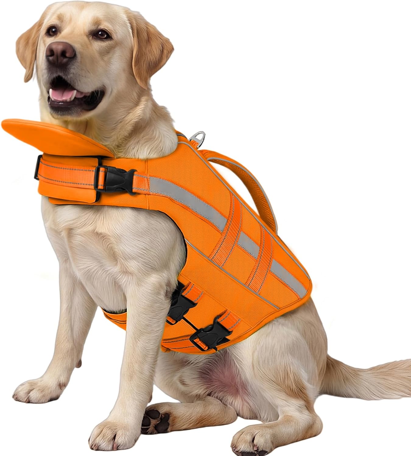 ASENKU Hundeschwimmweste XS-XXL Gr. S 5- mit Rettungsgriff D-Ring Reflektor