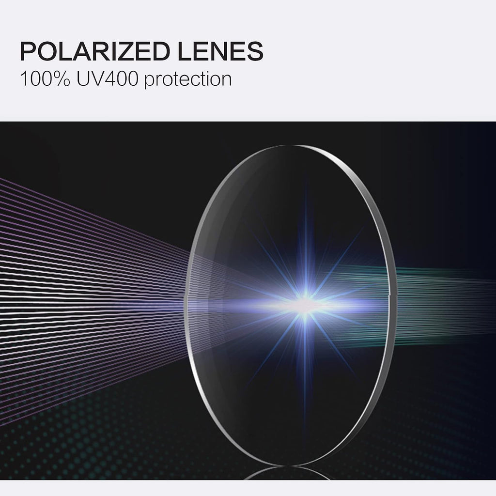 ZENOTTIC Sonnenbrille polarisiert rund UV400 Vintage Rahmen Herren Damen
