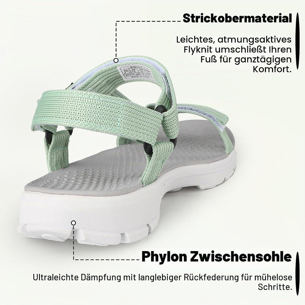 riemot Damen Trekkingsandalen Sommer Outdoor Bequeme Sportsandalen