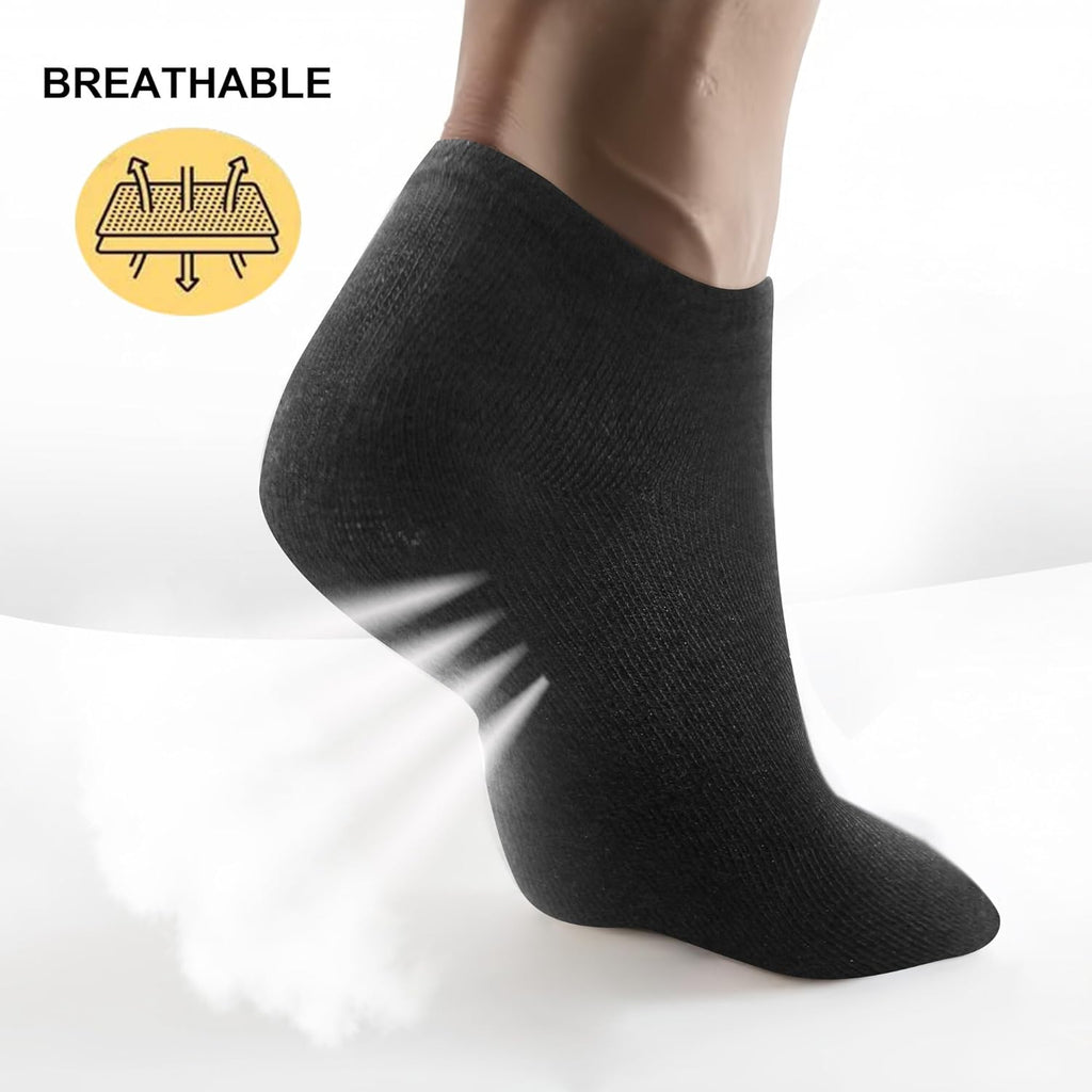 12 Paar Sneakersocken Kurz Unisex Baumwolle Groessen