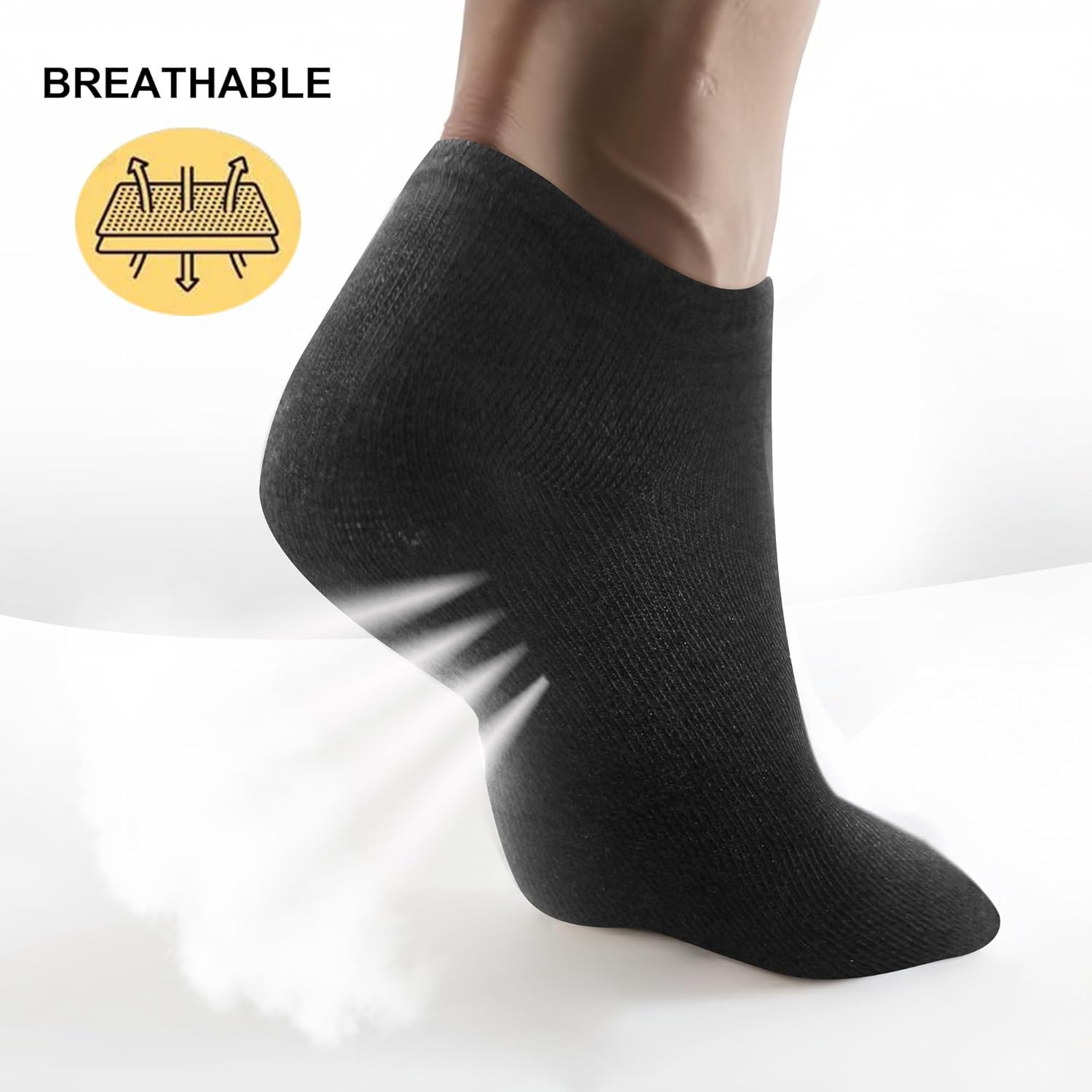 12 Paar Sneakersocken Kurz Unisex Baumwolle Groessen