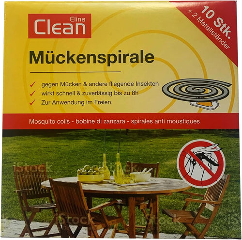 20er-Pack Mueckenspiralen Anti-Muecke Insektenschutz Spiralen