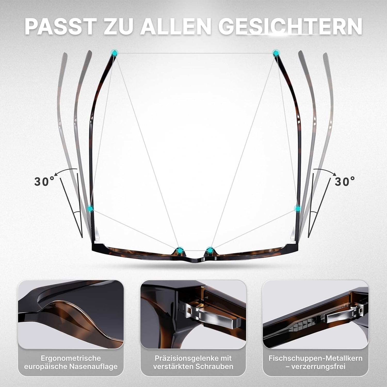 DADA-PRO Sonnenbrille polarisiert Herren Damen Retro verspiegelt UV400 Schutz