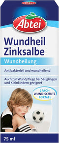 Abtei Wundheil Zinksalbe - Salbe mit Zink zur Wundheilung - antibakteriell und e