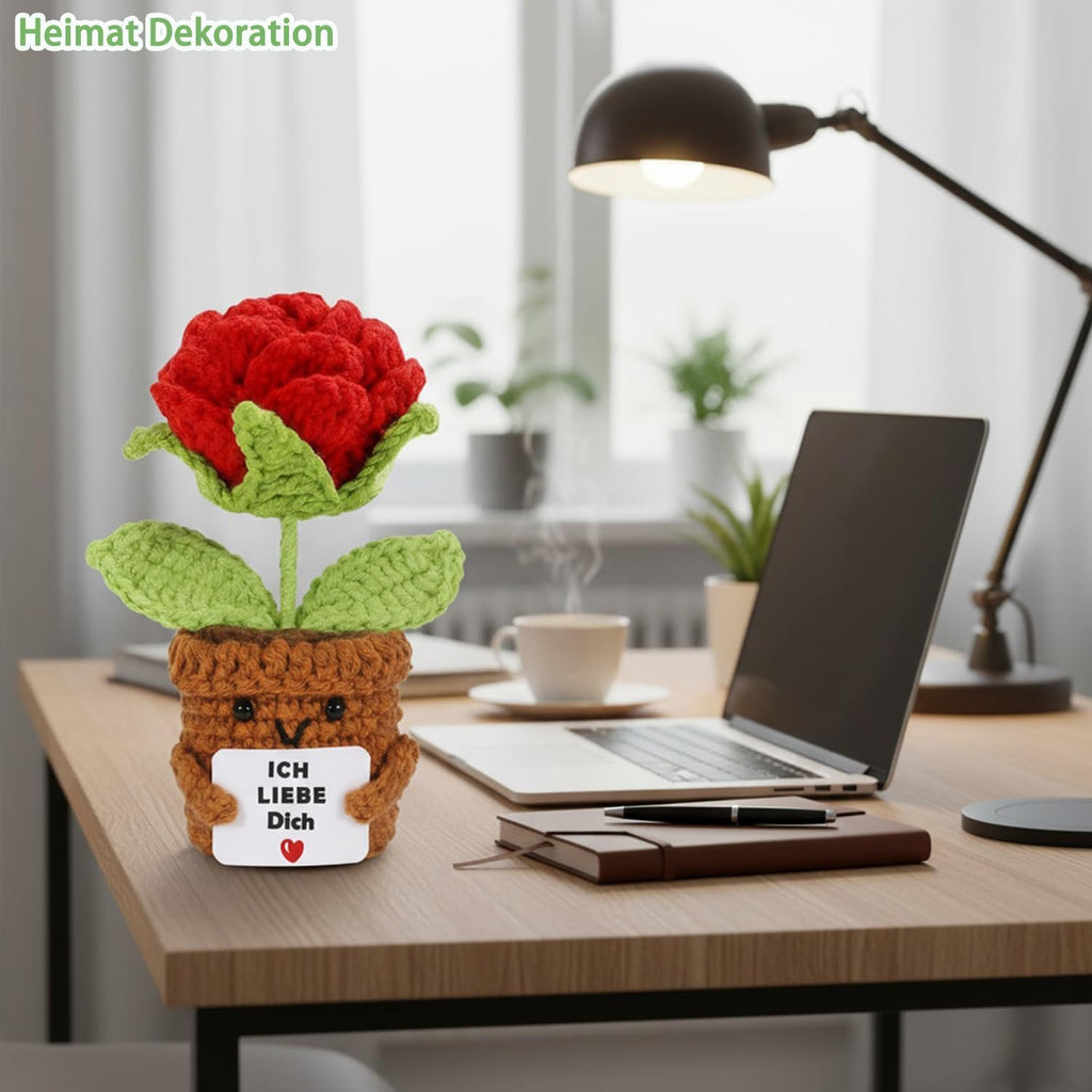 Handgefertigte Rosen Geschenk fuer Paare zur Hochzeitstag Jahrestag