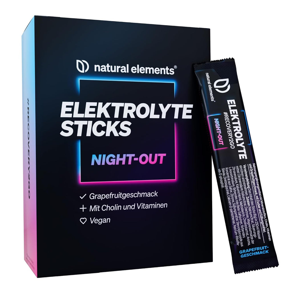 Elektrolyte Sticks Night‑Out 20 Stueck Grapefruit