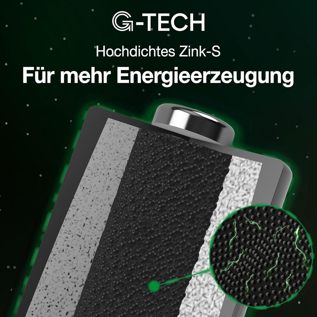 G-TECH AAA Batterien 1,5 V Alkaline 40er Pack