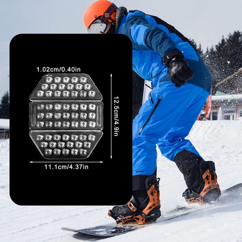 3er Set Stomp Pad klar Anti-Rutsch Snowboard Grip Stomp-Pad