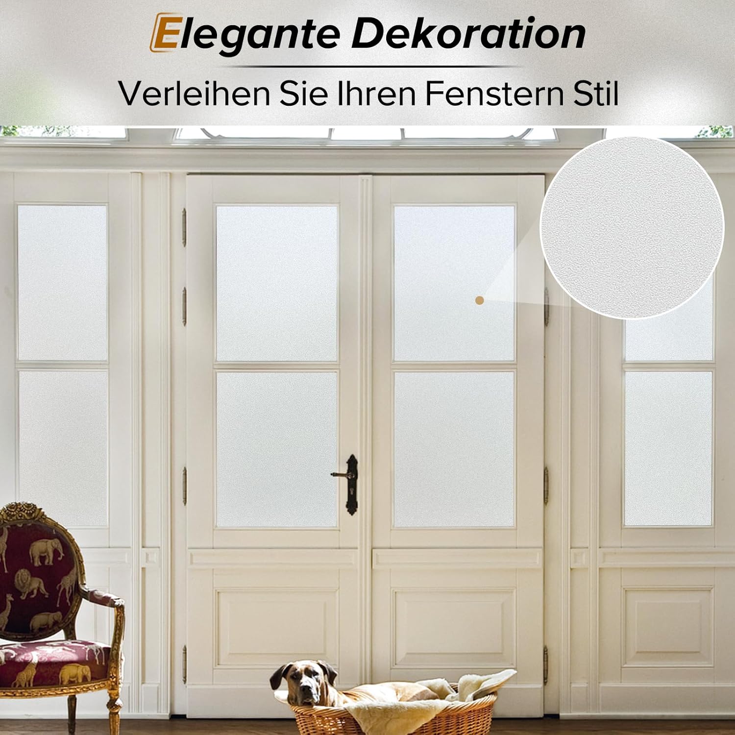 rabbitgoo Sonnenschutzfolie Silber 90x200 cm Fensterfolie Hitzeschutz 120cm-1000