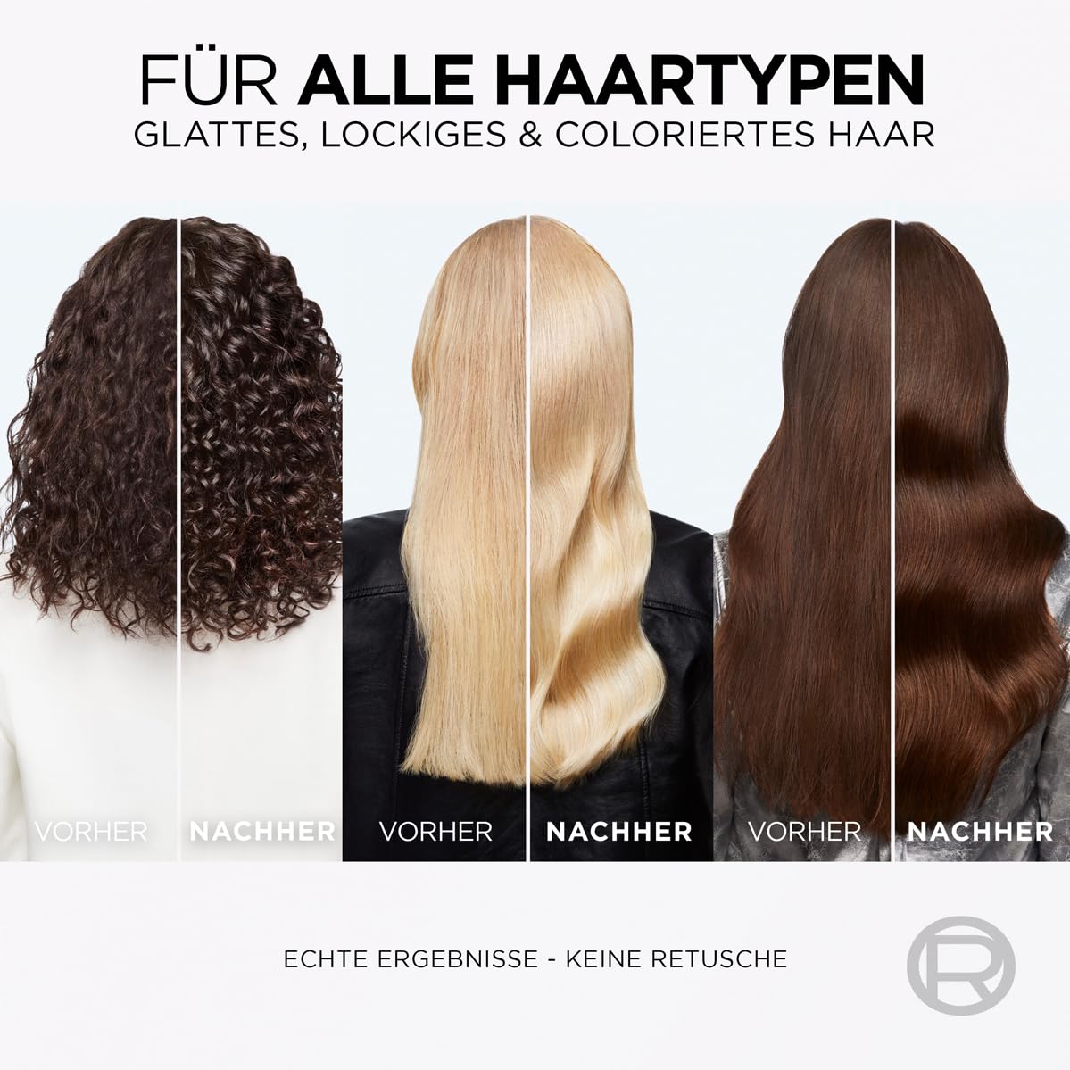 L’Oréal Paris Elvital Glycolic Gloss 3-teilig Shampoo Spuelung Haar-Laminierung