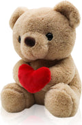 Teddybaer Plueschtier 25 cm hellbraun Kuscheltier Teddy