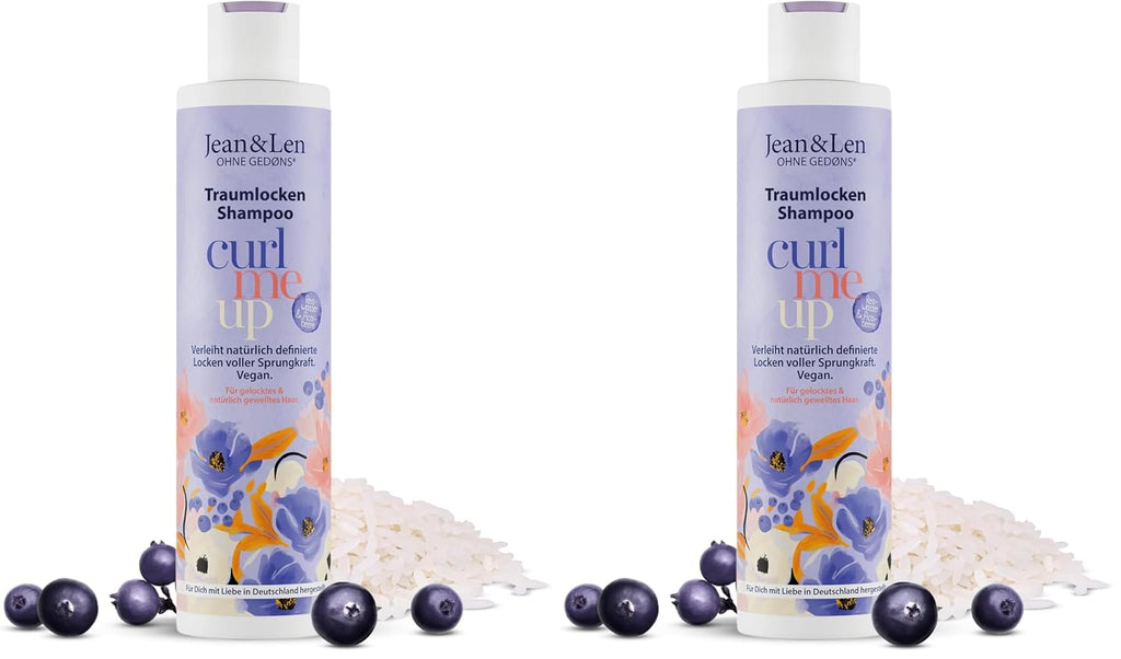 Jean & Len Traumlocken Shampoo Reiswasser Açaibeere Vegan Ohne Silikone