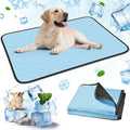 Kuehlmatte fuer Hunde und Katzen 90x60 cm selbstkuehlend wasserdicht rutschfest