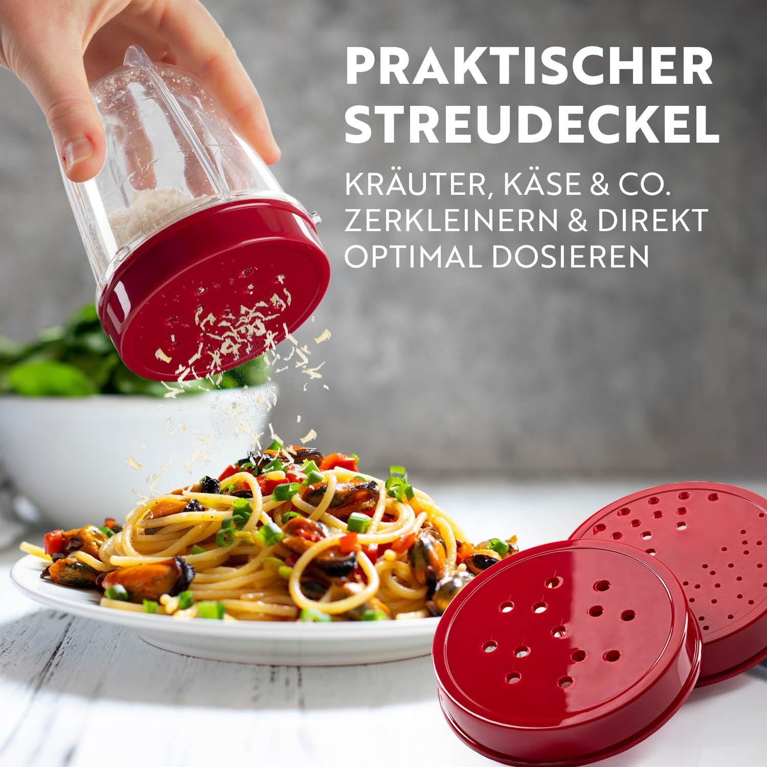 Gourmetmaxx Mr Magic Mixer Standmixer Smoothie Maker 18-teilig