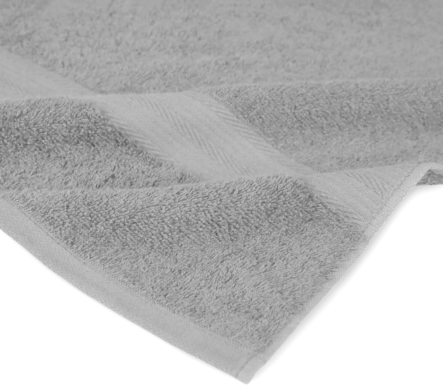Badetuecher 2er Set 70x140 cm Baumwolle Schwarz
