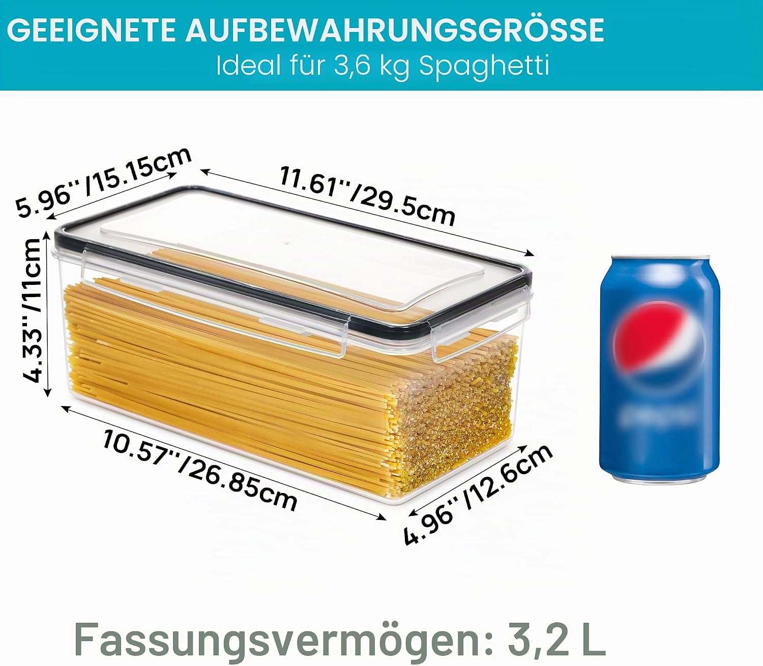 24er Vorratsdosen Set luftdicht mit Etiketten Lebensmittelbehaelter