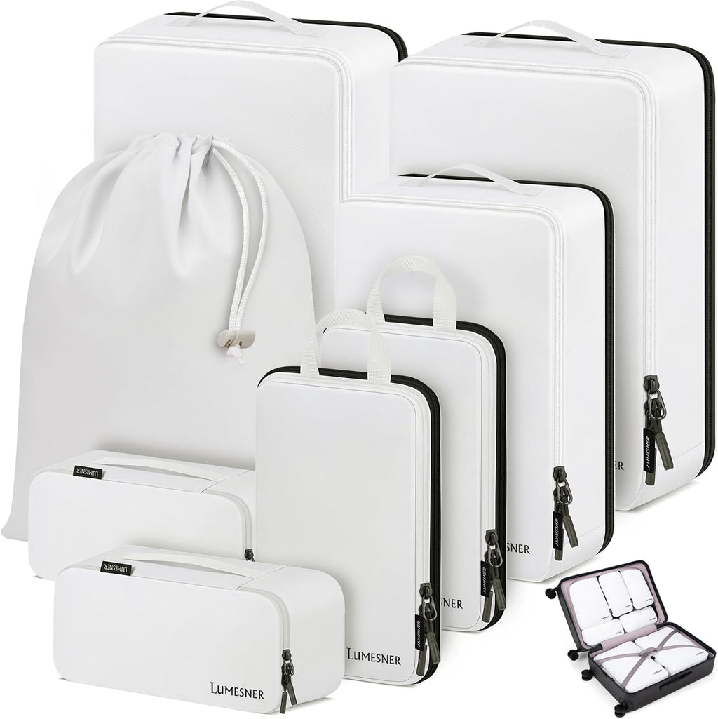 Koffer Organizer Set 8-teilig Packtaschen Packing Cubes Reise Zubehoer