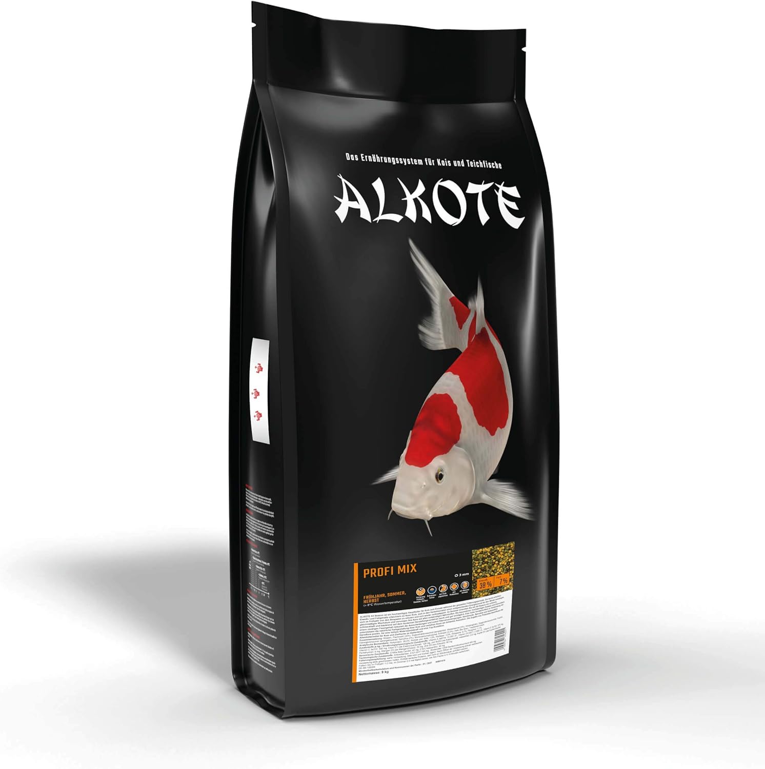 AL-KO-TE Koifutter 3-Jahreszeiten schwimmende Pellets 6 mm 9 kg