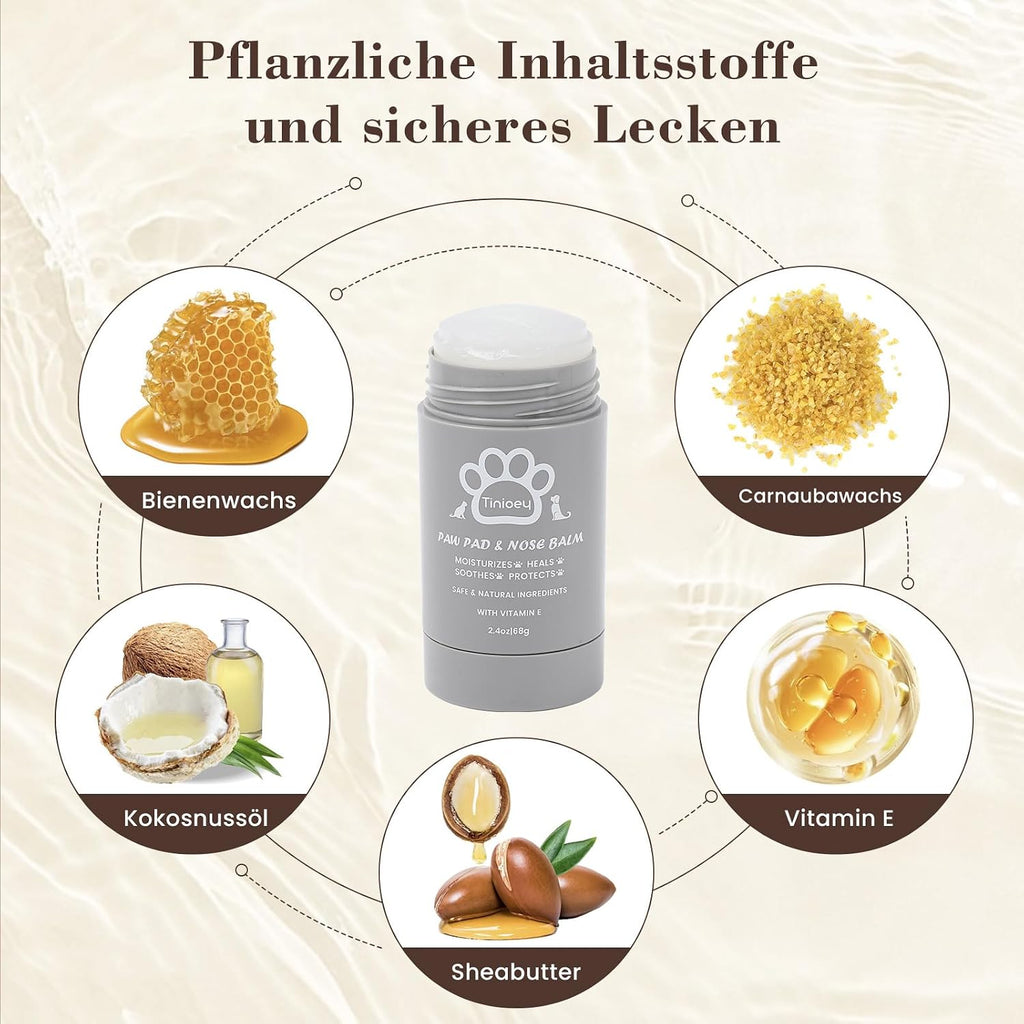 Pfotenbalsam Hund 68 g Stick Pfotenpflege Pfotenschutz regenerierend