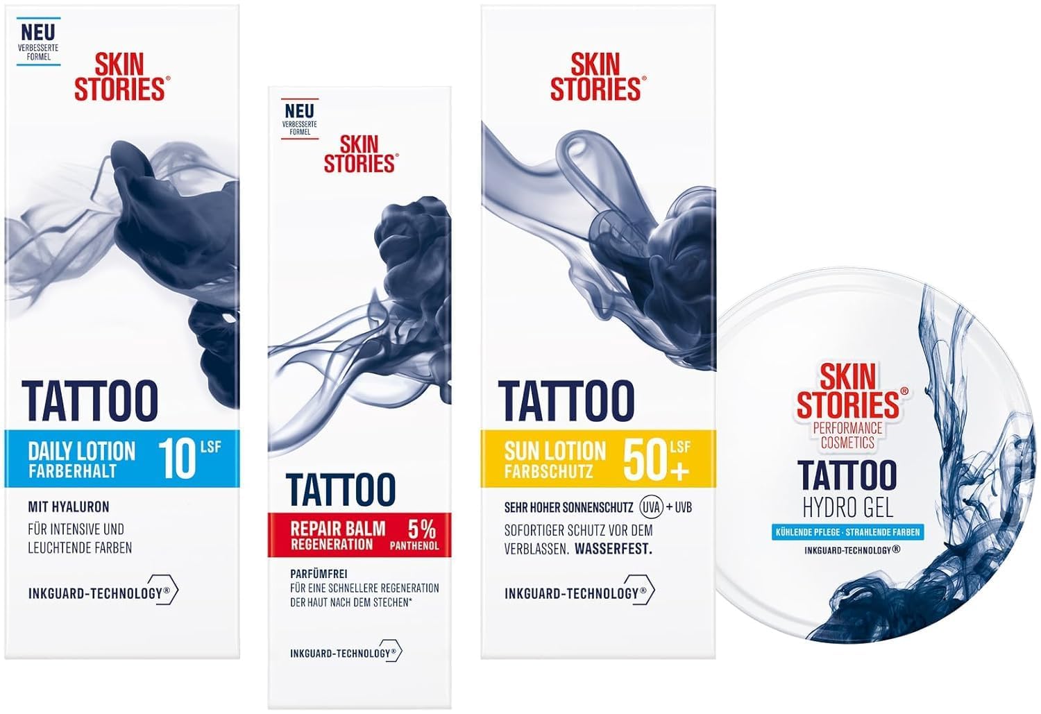 Skin Stories Sun Lotion LSF 50+ 100 ml Tattoo-Sonnenschutz mit InkGuard Technolo