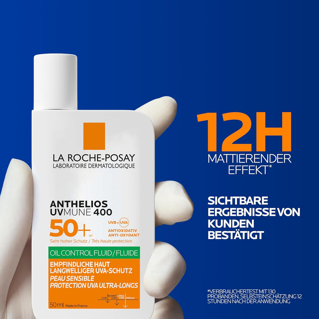 La Roche-Posay Anthelios UVmune 400 Oil Control Fluid LSF 50+ 50 ml Gesicht matt