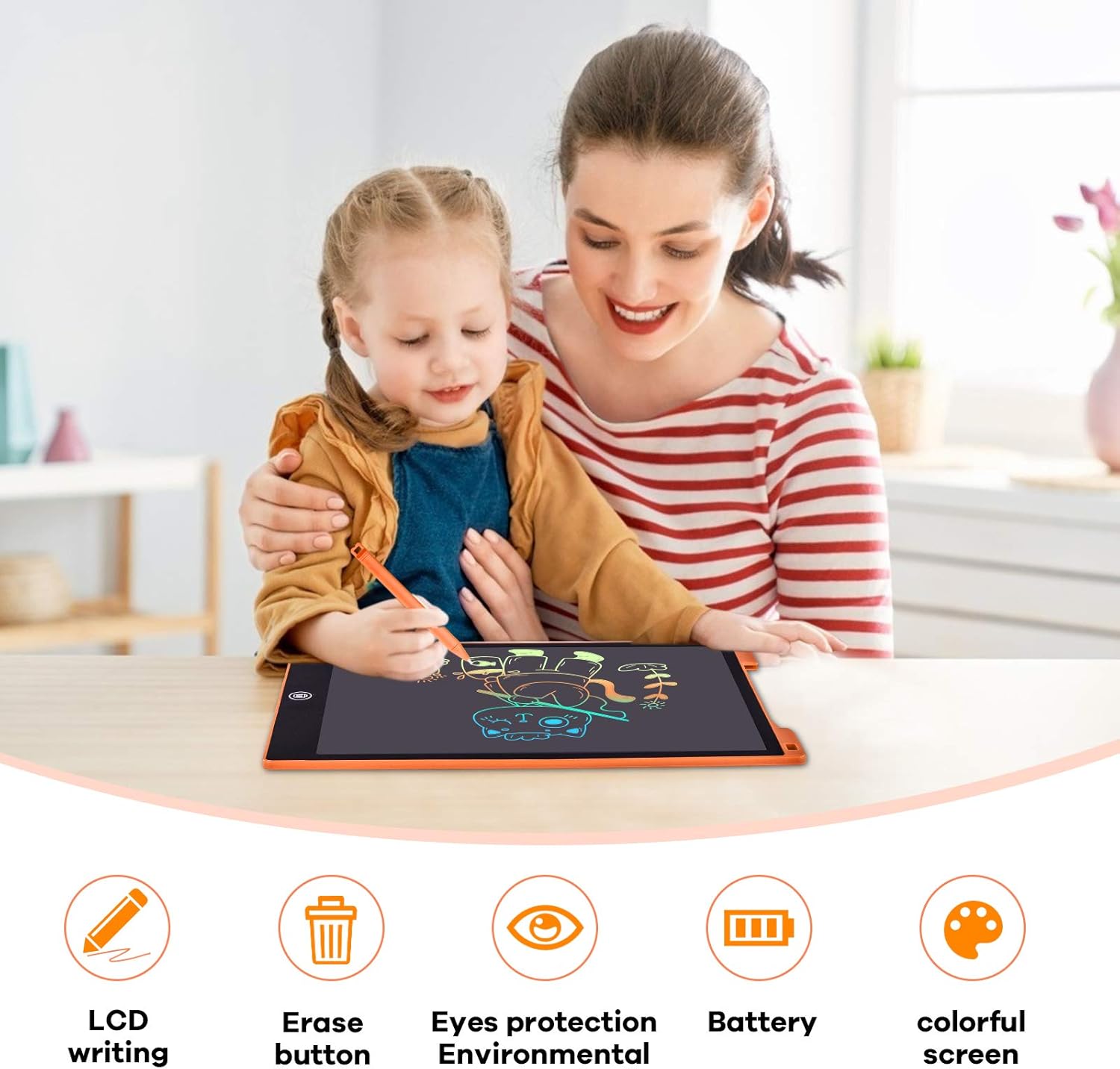 LCD Schreibtafel 12" Tablet 12 Zoll verschiedene Farben digitales Zeichentablet