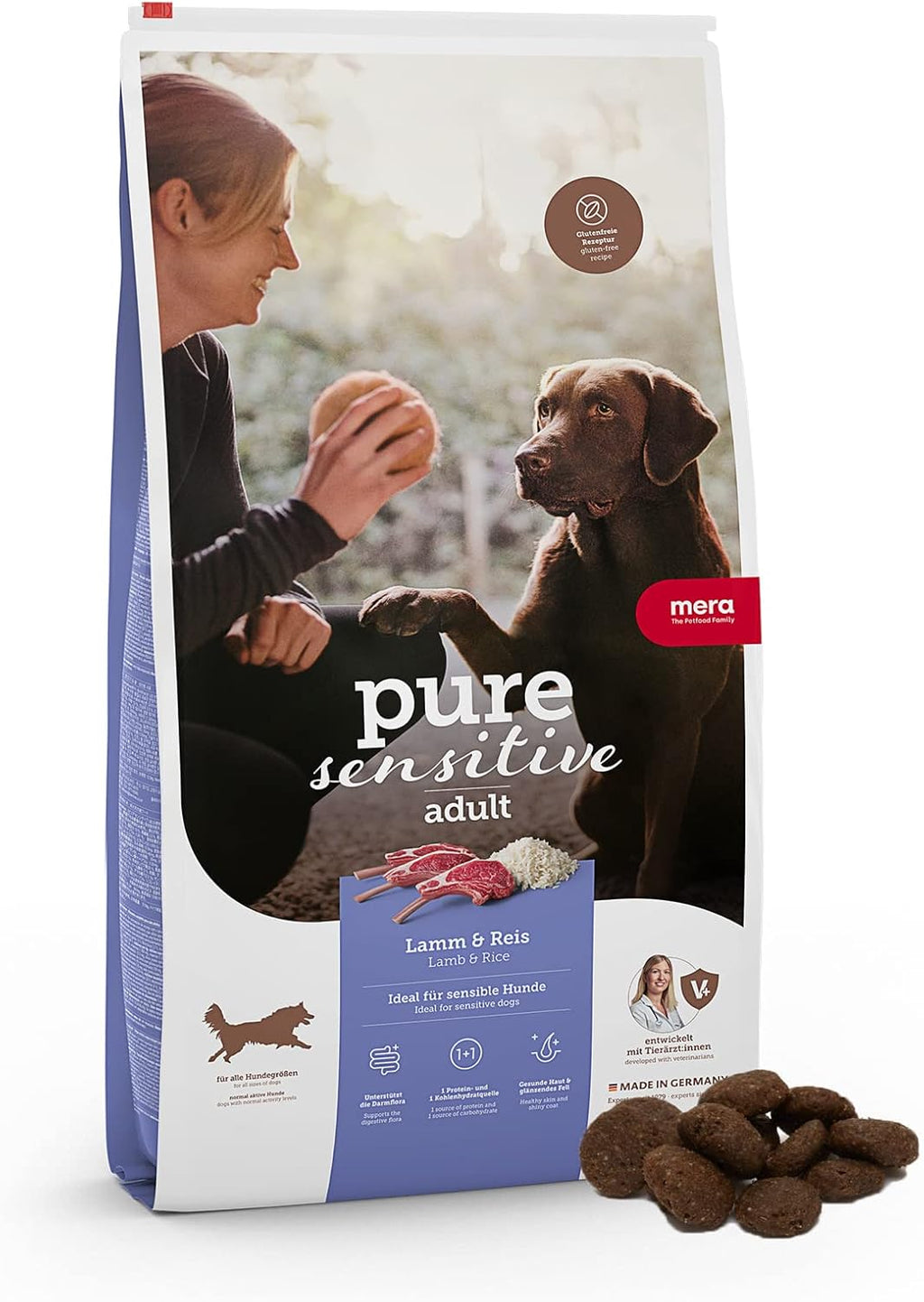 MERA Pure Sensitive Hundefutter Lamm und Reis verschiedene Sorten