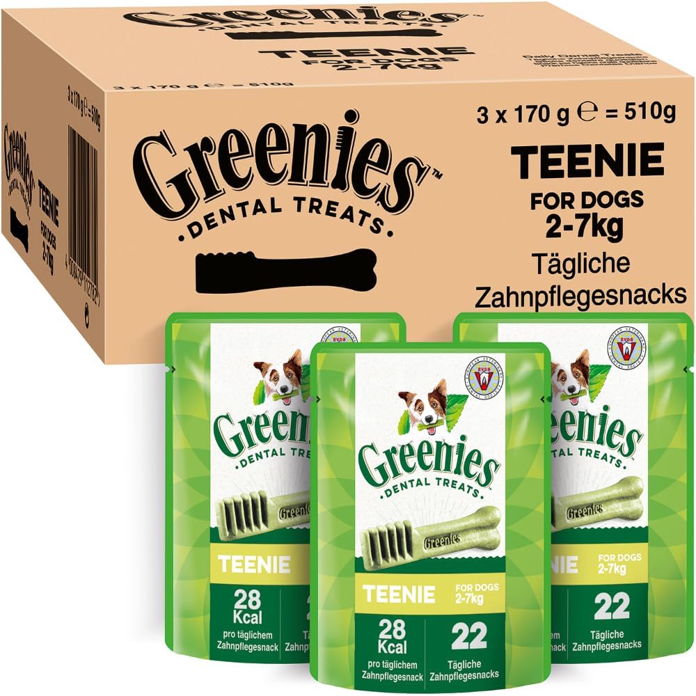 Greenies Dental Treats Medium Zahnpflege Hund 12- verschiedene So