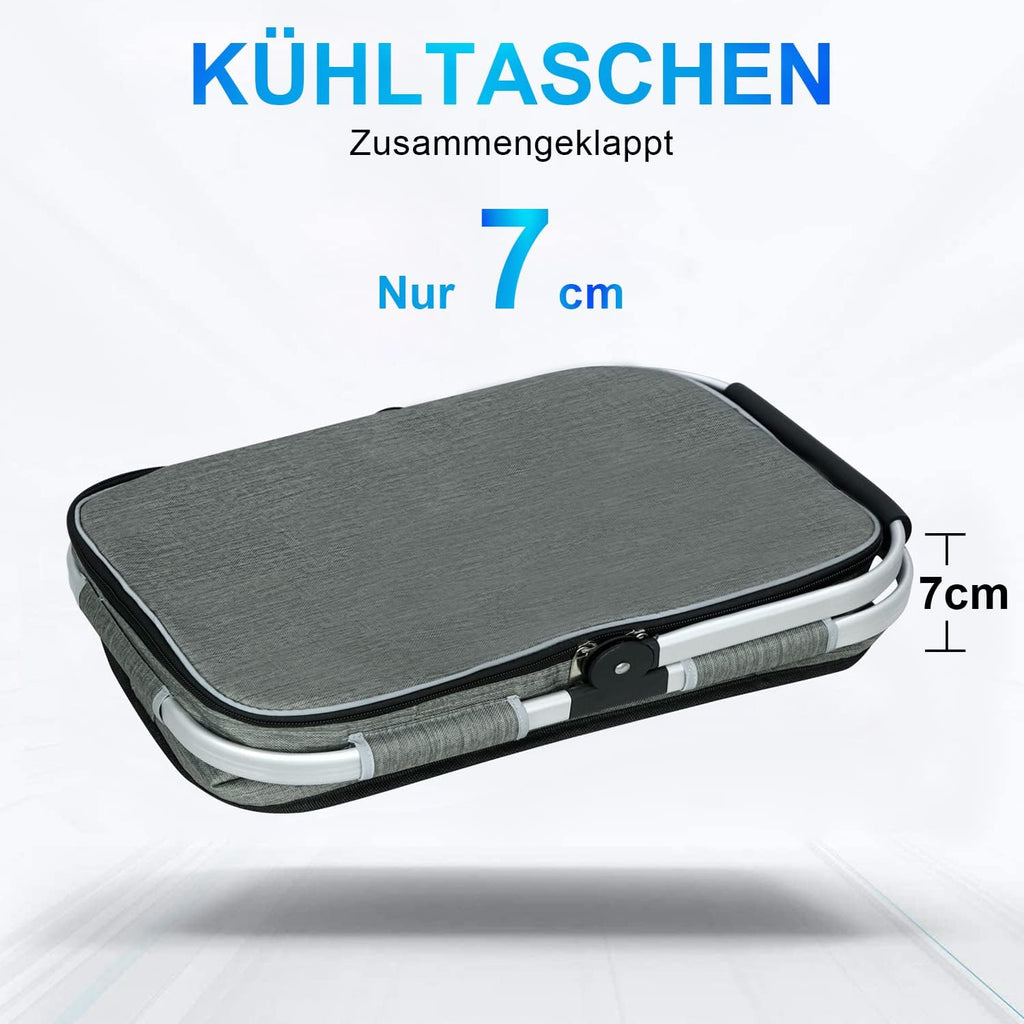 faltbare isolierte Kuehltasche wasserdicht fuer Camping Picknick