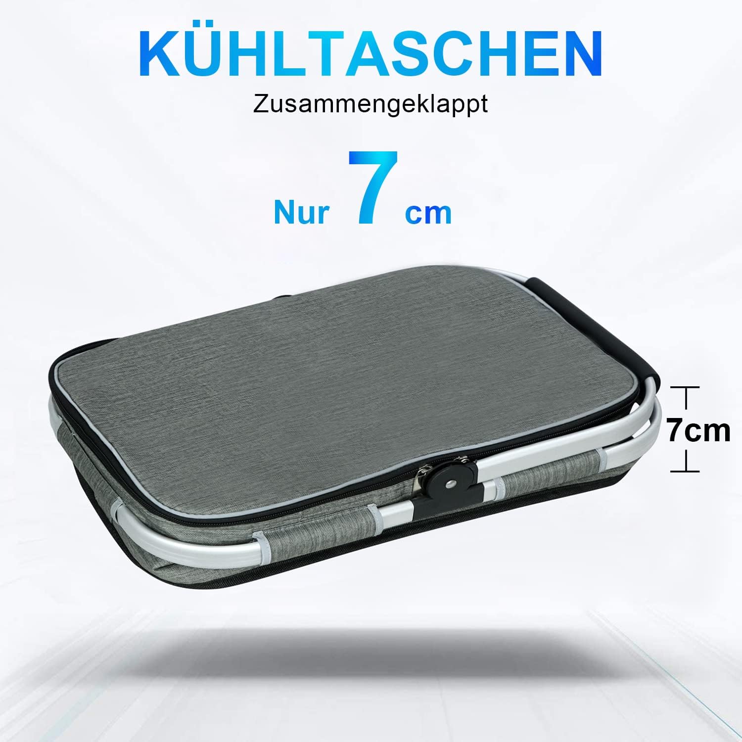 faltbare isolierte Kuehltasche wasserdicht fuer Camping Picknick