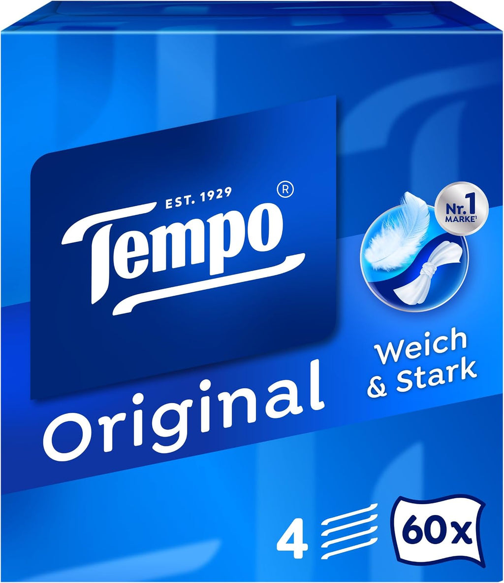 Tempo Duftbox Limited Edition 6×2 Boxen je 90 Tuecher Samtig Weich
