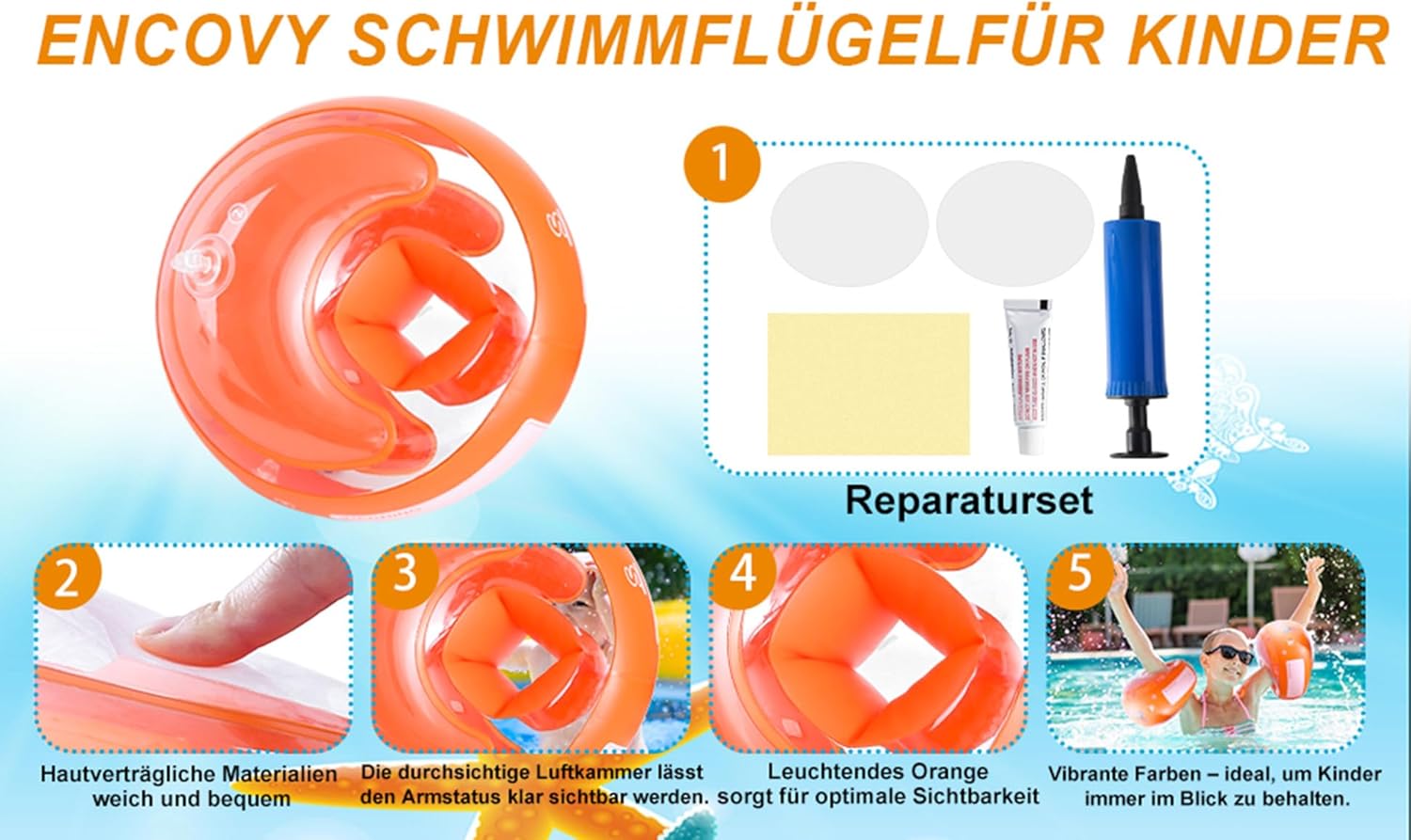Schwimmhilfen Kinder Schwimmaermel Armbaender Schwimmlernhilfe Baby Floaties