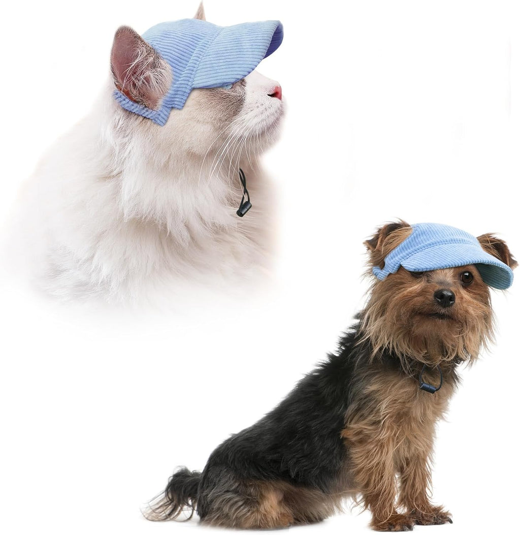 Hunde Baseballmuetze verstellbar mit Ohrloechern S-XL Hundecap Sonnenschutz