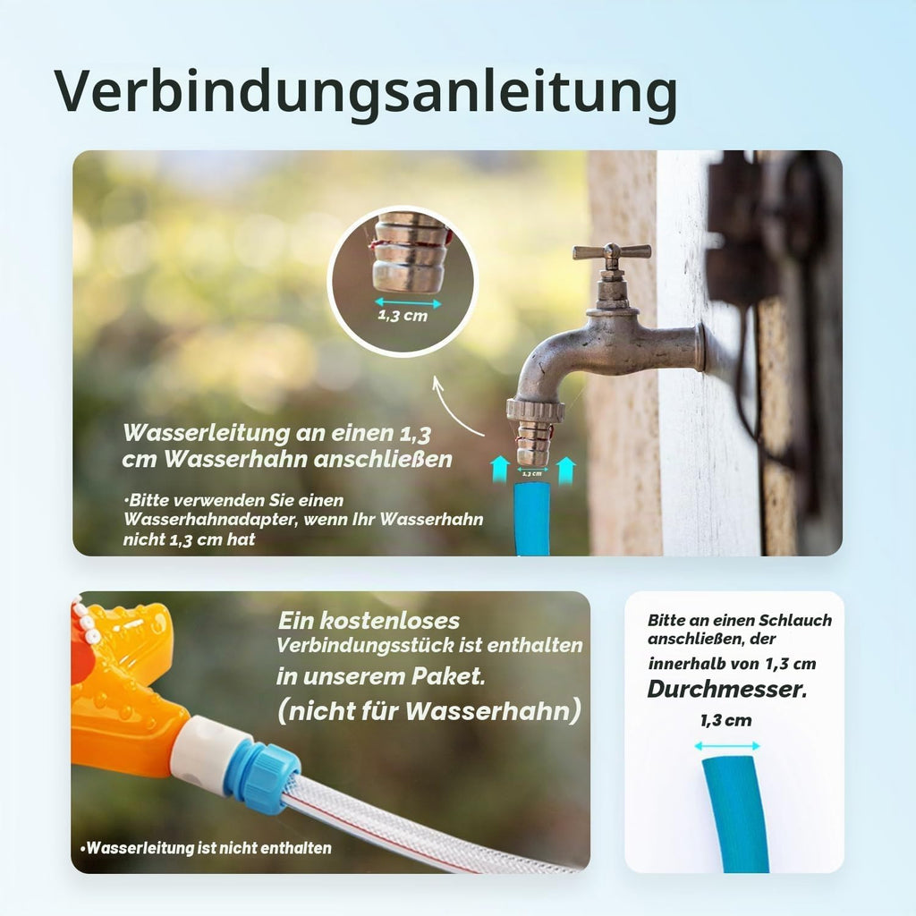 All For Paws Chill-Out Hundewasser-Sprinkler 360° Drehung Garten Spielzeug