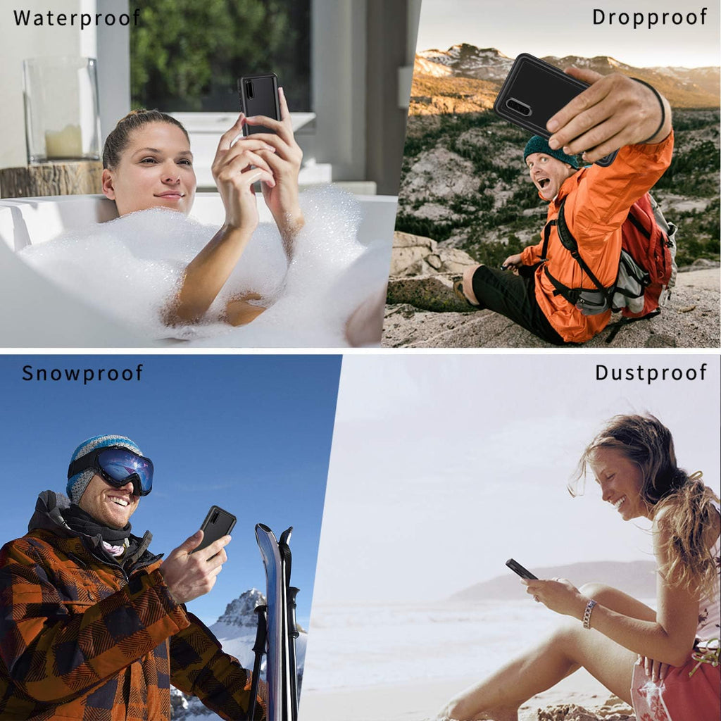 Lanhiem Wasserdichte IPX8 Handytasche bis 15m fuer iPhone Samsung Huawei Xiaomi R
