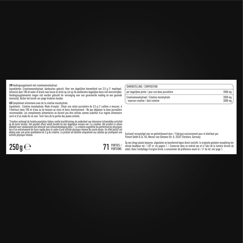 ESN Ultrapure Creatine Monohydrate Pulver vegan mikrofein