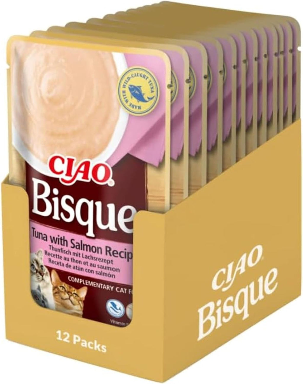 INABA Ciao Bisque Katzenfutter versch. Sorten Nassfutter 12er Pack