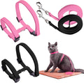 Katzen Geschirr mit Leine verstellbar Nylon ausbruchsicher Welpe Kätzchen