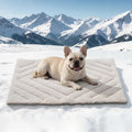 Hundekühlmatte faltbar 2cm selbstkühlend grau X‑groß maschinenwaschbar