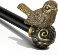 Gardinenstange Metall 148cm-365cm mit Vogel-Endstuecken verstellbar