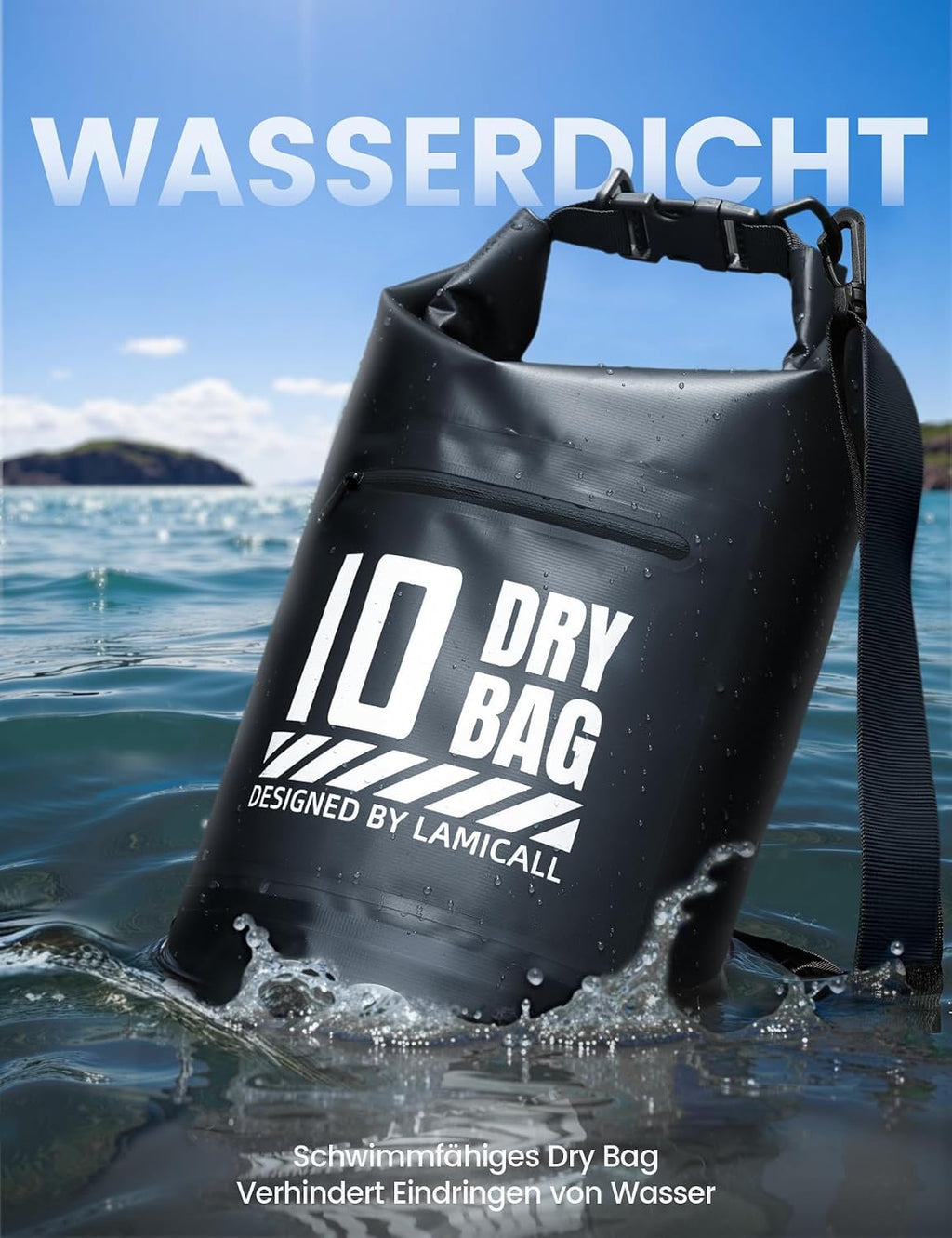 Lamicall Dry Bag wasserdichte Packtasche //// Rucksack