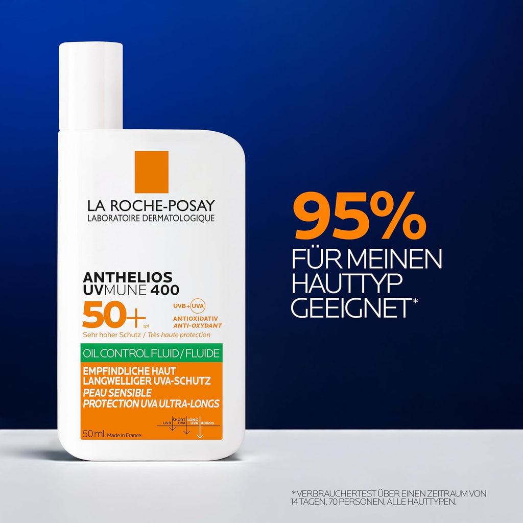 La Roche-Posay Anthelios UVmune 400 Oil Control Fluid LSF 50+ 50 ml Gesicht matt