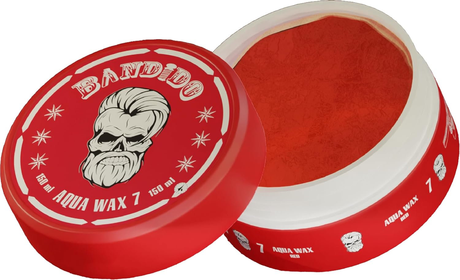 Bandido Aqua Hair Wax Nr.7 Red 150 ml - starkhaltendes Haarwax fruchtiger Duft