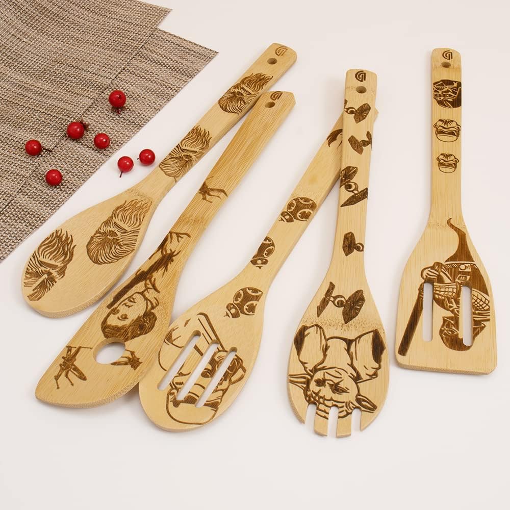 Star Wars Holz Kochutensilien Set Kuechenhelfer Geschenk Fans