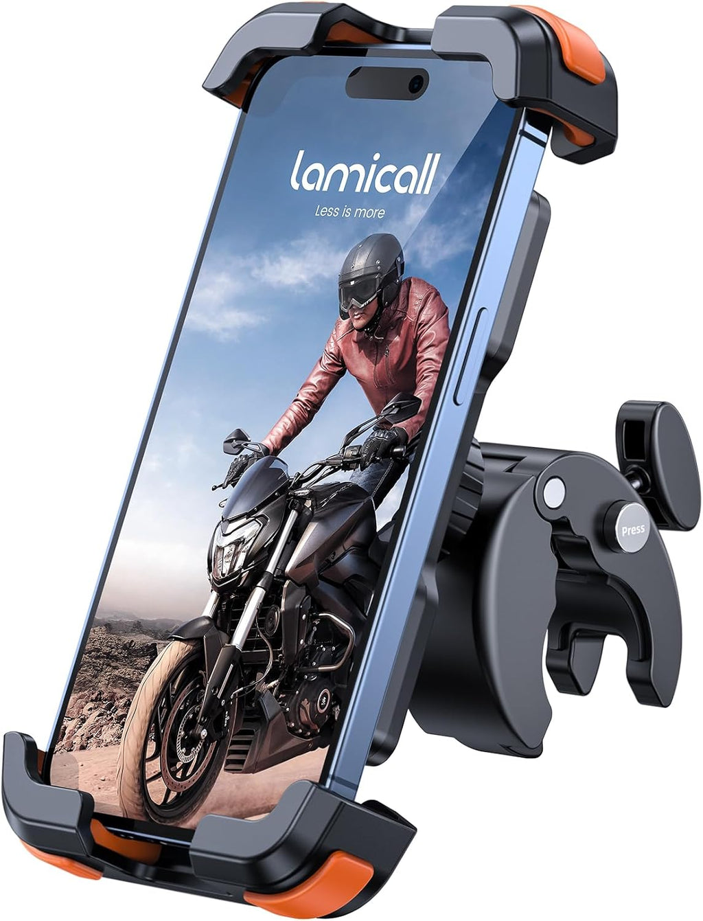 Universal 360° Lenkerhalterung Motorrad Fahrrad Smartphone Halter
