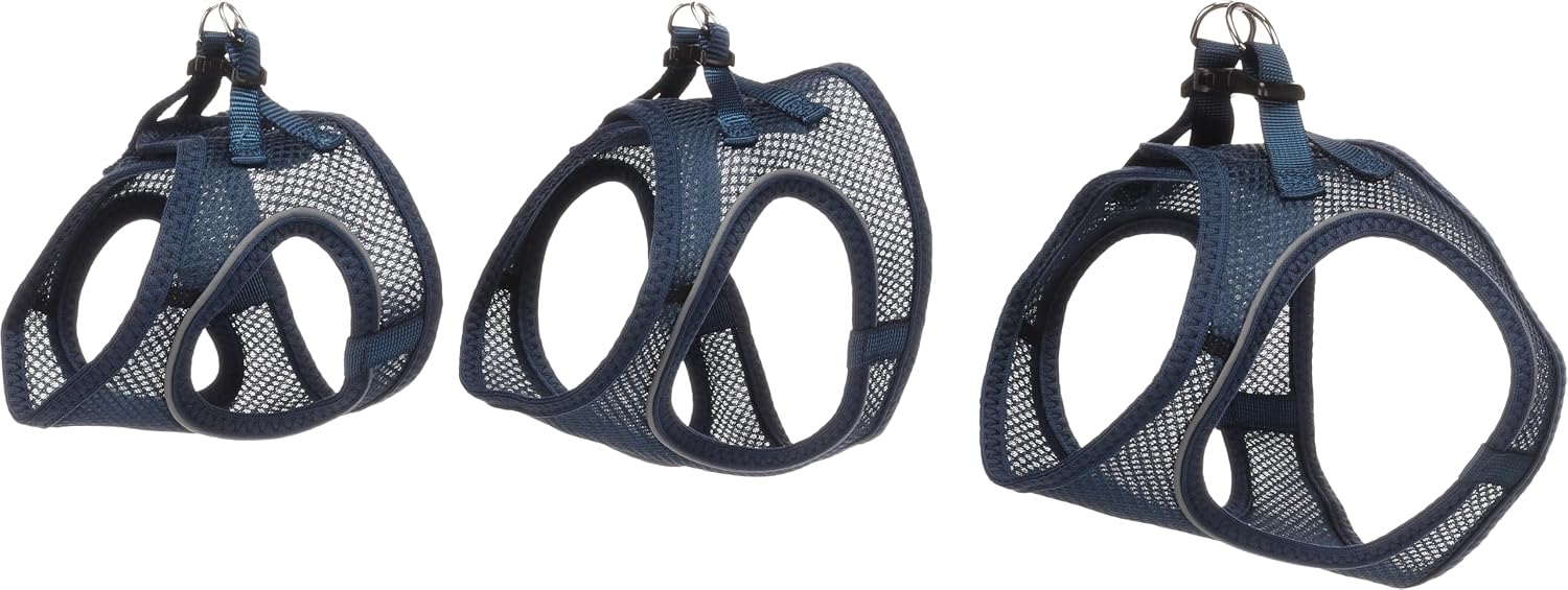 Step & Go Berta Katzen-Geschirr Blau Gr. M mit Leine
