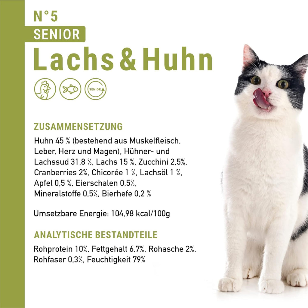 catz finefood Senior Collection Katzenfutter nass 6x200g getreidefrei