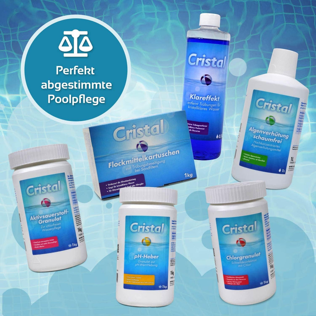 Cristal Klareffekt Truebungsentferner fuer Pool und Whirlpool, fluessig