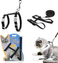 Katzengeschirr verstellbar mit 120 cm Leine ausbruchsicher für Katzen und Kaninc