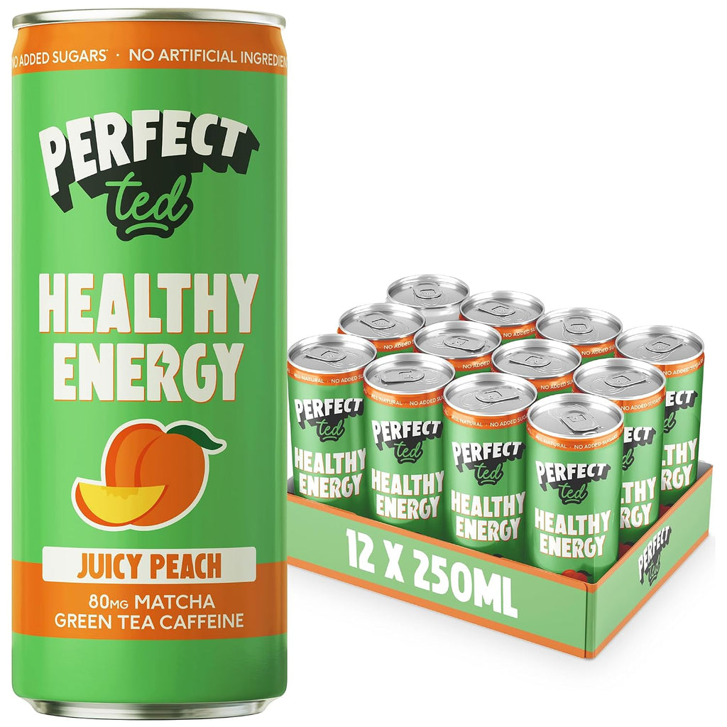 PerfectTed Energy Drink Apfel Himbeere 12 x verschiedene Sorten